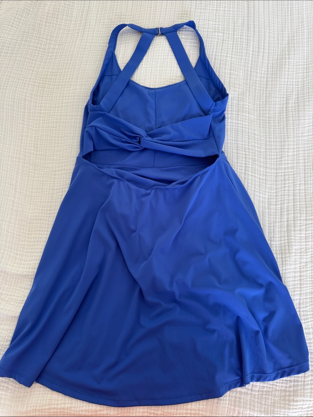 Amazon Royal Blue Halter Mini Dress - Picture 2 of 3